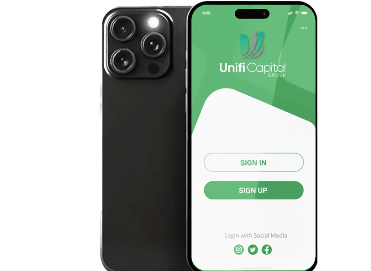 Unifi Capital Group Mobile Mockup